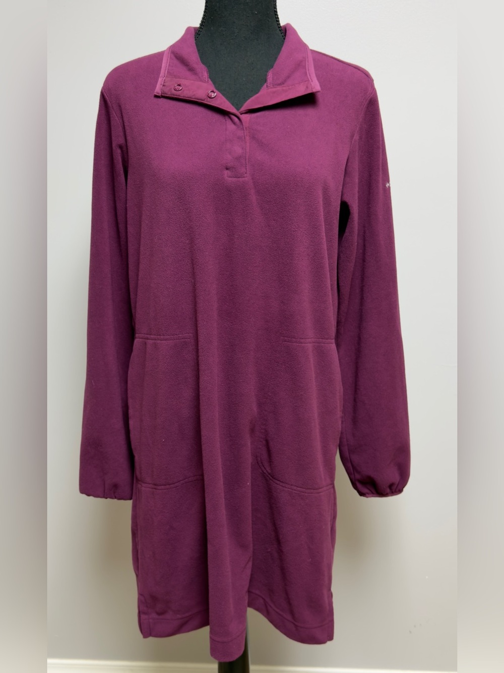 Columbia Anytime Fleece Dress in Marionberry Purple - Size Large
